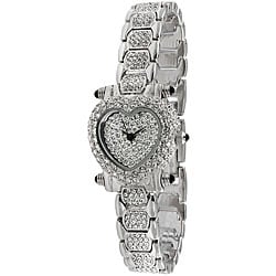 Peugeot Women's Crystal Heart-shape Watch