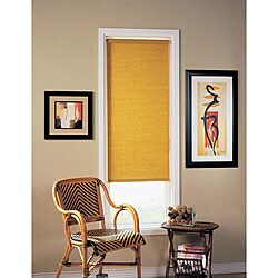 Honey-colored Natural Roller Window Shade (35 in. x 68 in.)