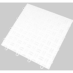 GarageDaddy White Modular Garage Flooring Kit