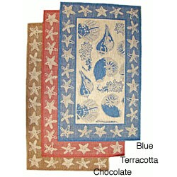 By The Sea Indoor/ Outdoor Area Rug (2' x 7'6)