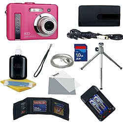 Polaroid i733 Pink 7MP Digital Camera Kit (refurbished)