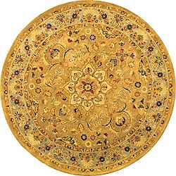 Handmade Classical Heirloom Wool Rug (6' Round)