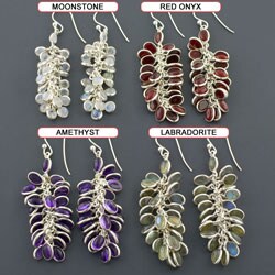 Sterling Silver Dangle Earrings (India)