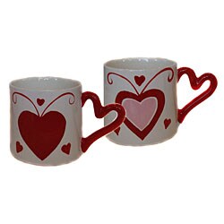 My Sweet Heart Hand-painted 2-piece Mug Set