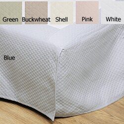 Diamond Pattern Quilted Bedskirt