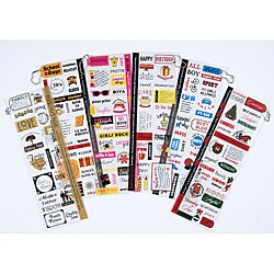 Scrapbooking Vinyl Word Block Set