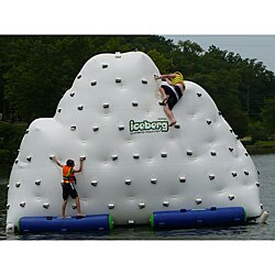Iceberg Floating Climbing Wall and Water Slide