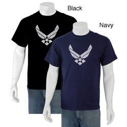 Los Angeles Pop Art Men's U.S. Air Force Lyrics T-shirt