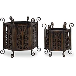 Footed Planters (Set of 2)