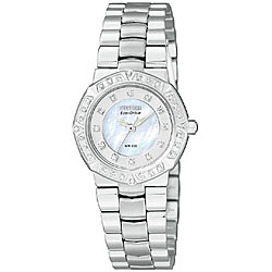 Citizen Women's Stainless Steel Sport Diamond Watch