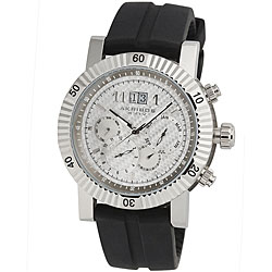 Akribos XXIV Men's Automatic Chronograph Dual Time Watch