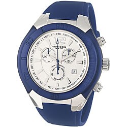 Akribos XXIV Men's Swiss Chronograph Aluminum Watch