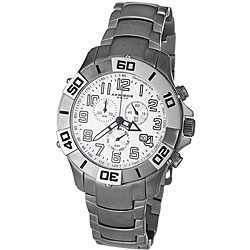 Akribos XXIV Men's Chronograph Titanium Bracelet Watch