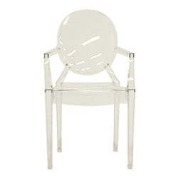 Clear Acrylic Arm Chairs (Set of 2)