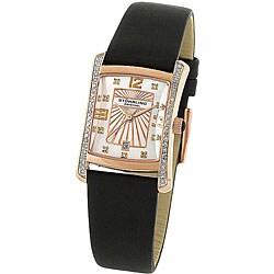 Stuhrling Original Daisy Women's Diamond Swiss Quartz Watch