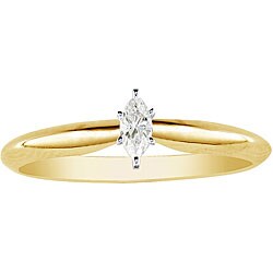14k Gold 1/3ct TDW Diamond Engagement Ring (I-J, SI2)