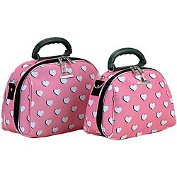 Luca Vergani 2-piece Travel Cosmetic Case Set 