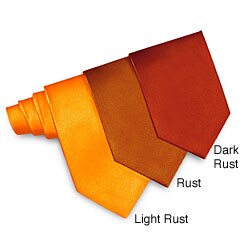O.H.H.A. Rust Woven Silk Tie