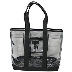 Polo Ralph Lauren Clear/ Black Pony Tote