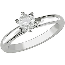14k Gold 1/2ct TDW Diamond IGL Certified Ring (G-H, I1-I2) (Size 7)