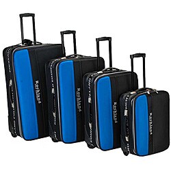 Rockland Polo Equipment 4-piece Luggage Set 