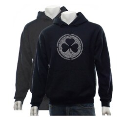 Los Angeles Pop Art Men's Irish Hooded Sweatshirt