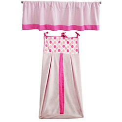 Tadpoles Modern Dots Window Valance and Diaper Stacker