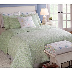 Emily Green Quilt Set