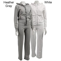 FINAL SALE Central Park West Women's Ruffle Detail Sweatsuit