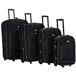 Rockland Runway 4-piece Expandable Luggage Set