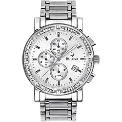 Bulova Men's Diamond Accented Chronograph Watch