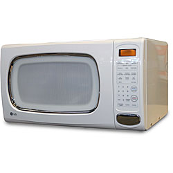 LG 1.2-cubic-foot White Countertop Microwave