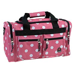 Rockland Bel-Air 19-inch Pink Dots Carry-on Tote Bag