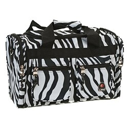Rockland Bel-Air 19-inch Zebra Carry-on Tote Bag