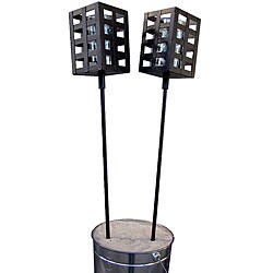 Black 62-inch Florentine Garden Stakes (Set of 2)