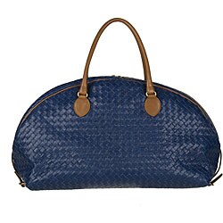 Bottega Veneta Large Blue Bowler Bag