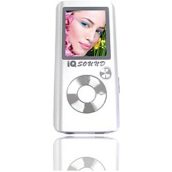 White IQ Sound IQ-4600 4GB MP3/MP4 Player with FM Capabilities