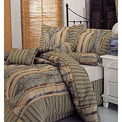 Jose 7-piece yarn-dyed Jacquard Comforter Set