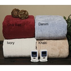 Cozy Plush Twin or Full Electric Blanket