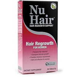 Natrol Nu Hair Women's Hair Regrowth Tablets (Pack of 2)