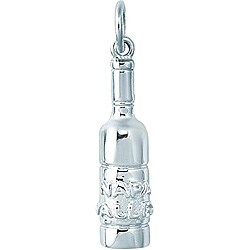 Sterling Silver 'Napa Valley' Wine Bottle Charm