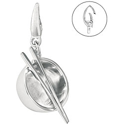 Sterling Silver 'Bowl with Chopsticks' Charm