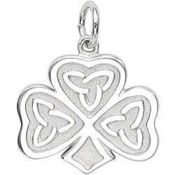 Sterling Silver Celtic Clover Charm