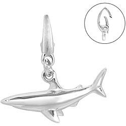 Sterling Silver Shark Charm