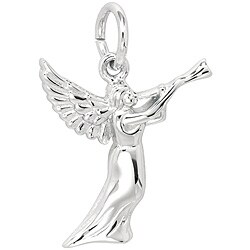 Sterling Silver 'Angel' Charm
