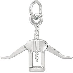Sterling Silver 'Corkscrew' Charm