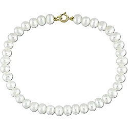 White Freshwater Pearl Bracelet (4-5mm) (Case of 6)