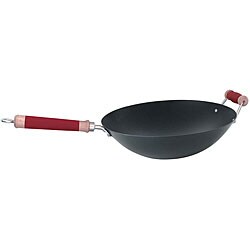 Easy-grip Nonstick Flat Bottom 14-inch Wok