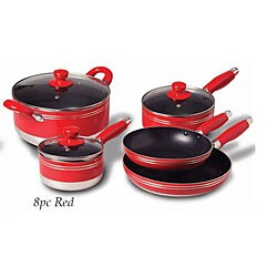 Metro 8-piece Aluminum Nonstick Cookware Set