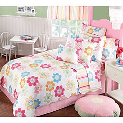 Sunny Flowers Quilt Set
